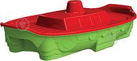 Детская Песочница бассейн Кораблик красно/зеленый, фото 1