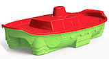 Детская Песочница бассейн Кораблик красно/зеленый, фото 2