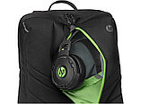 HP 6EU58AA Рюкзак для ноутбука 17" Pavilion Gaming 500 черный/зеленый, фото 7
