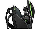 HP 6EU57AA Рюкзак для ноутбука 15.6" pavilion gaming 400 черный/зеленый, фото 5