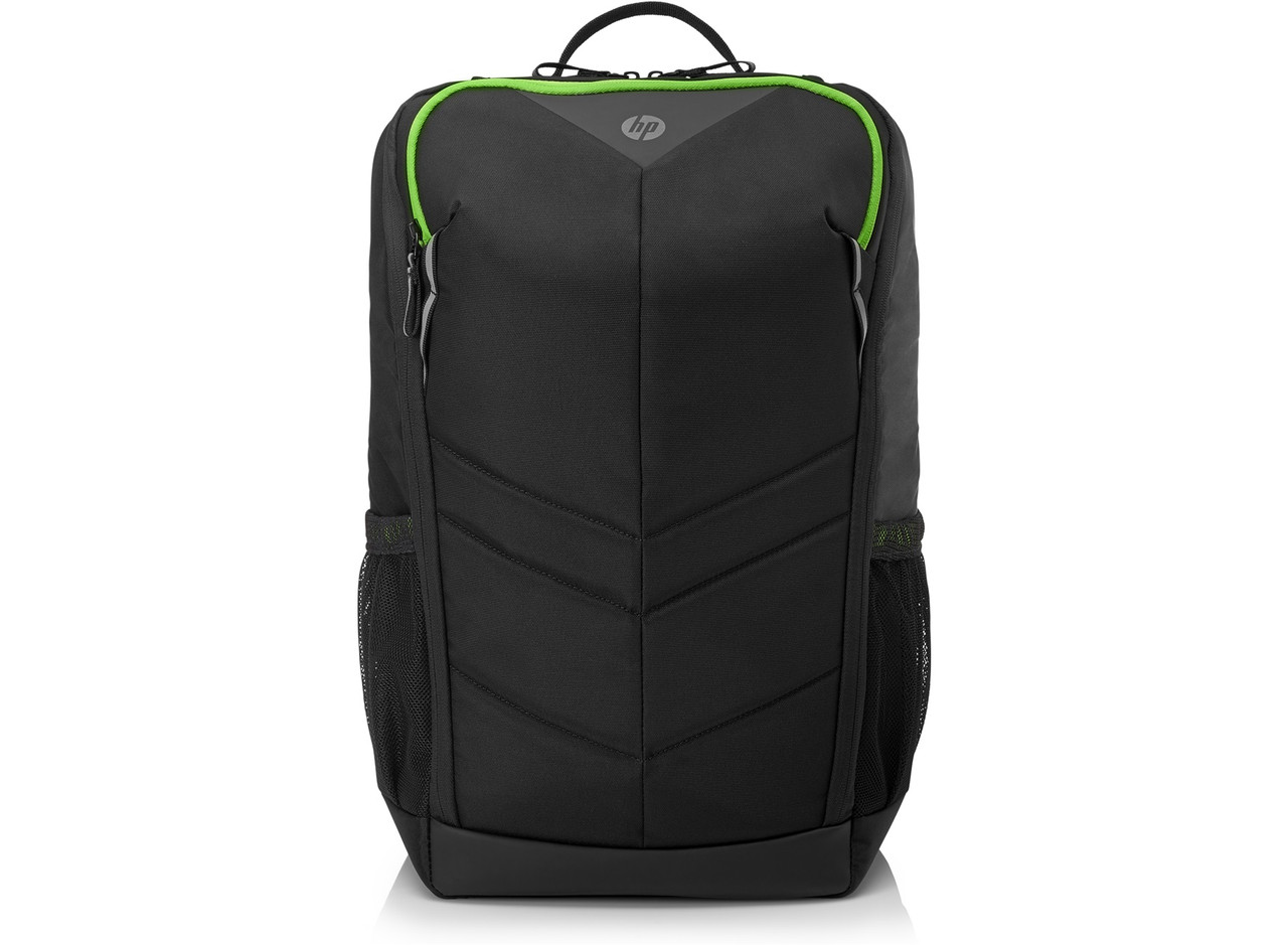 HP 6EU57AA Рюкзак для ноутбука 15.6" pavilion gaming 400 черный/зеленый - фото 1 - id-p81718224