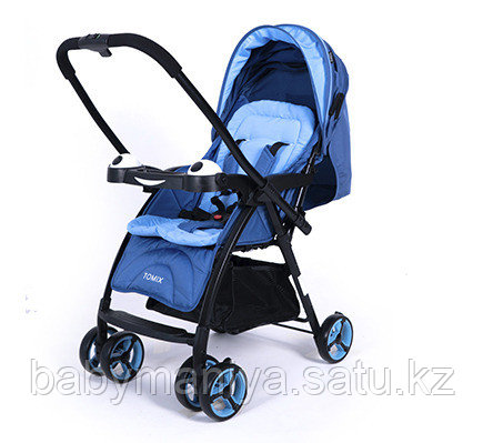 Прогулочная коляска Tomix "COSY" (Blue), c Перекидной Ручкой