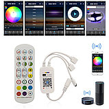 Музыкальный контроллер c пультом и  WiFi + 5 метров цветной RGB ленты + блок питания, фото 6