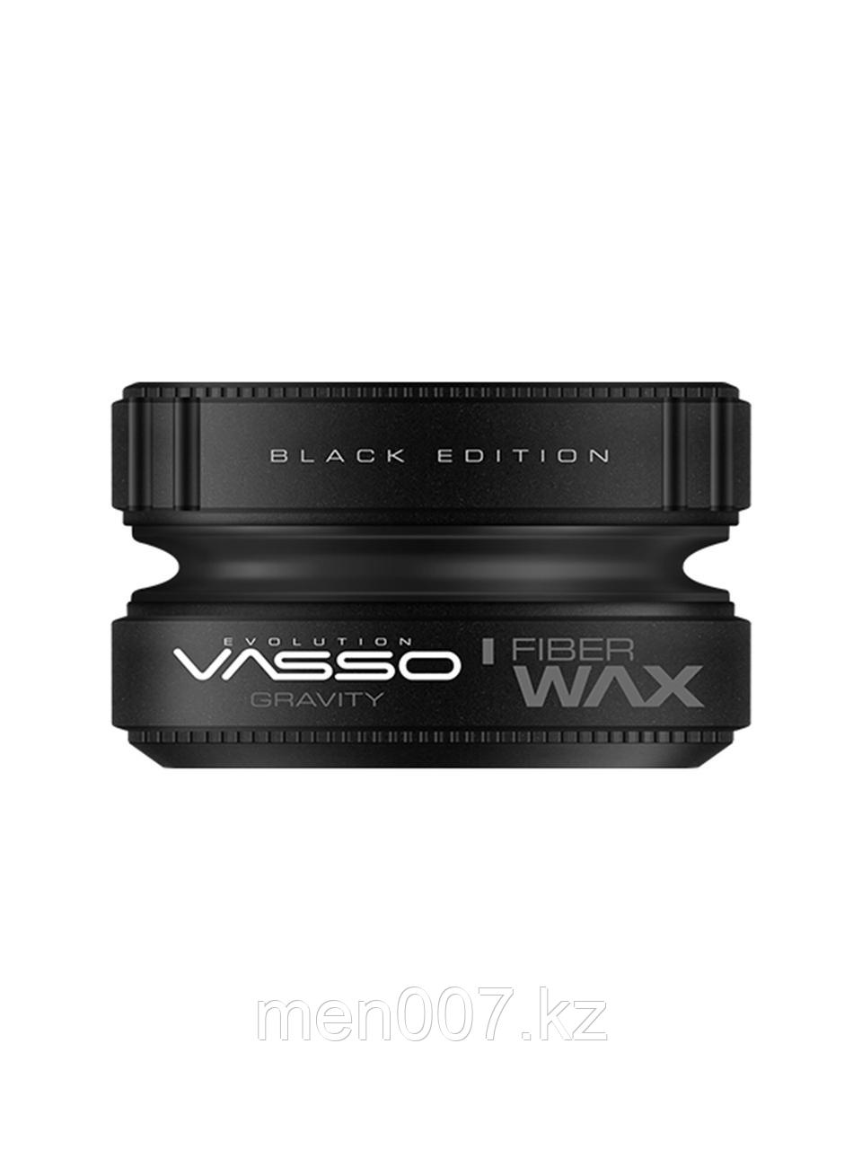 Vasso Воск для укладки волос "Гравитация" Fiber Gel Black Edition Gravity, 150мл.