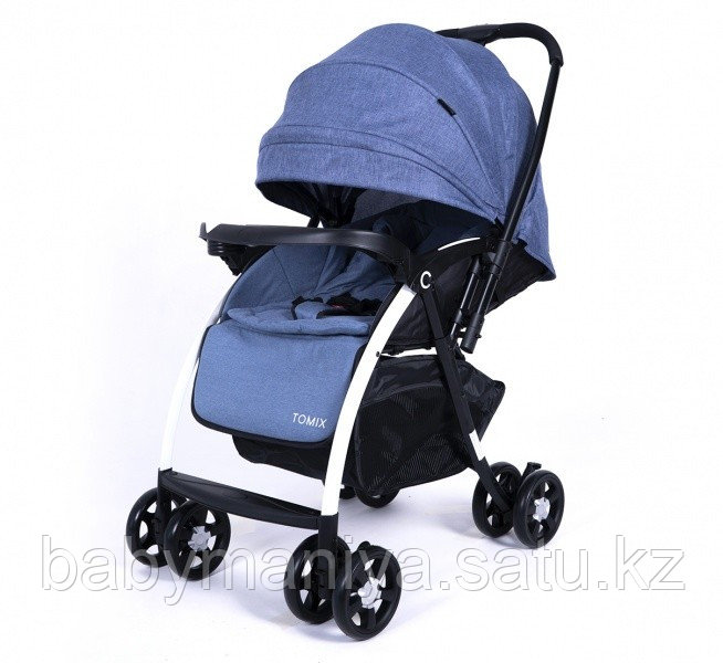 Прогулочная коляска Tomix "CARRY Blue c Перекидной Ручкой