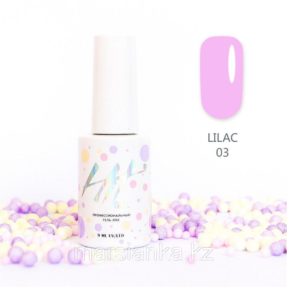 Гель-лак HIT gel Lilac №03, 9мл