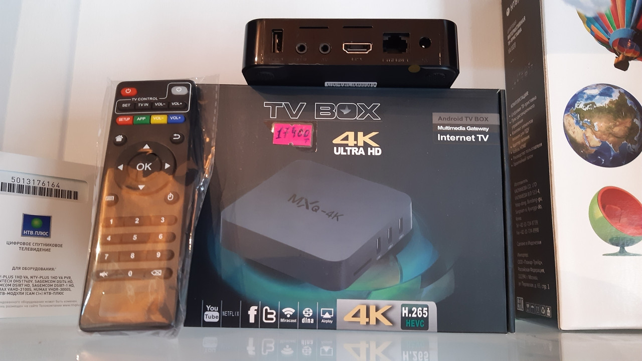 Андройд ТВ приставка (TV Box) или мини компьютер MXQ-4K