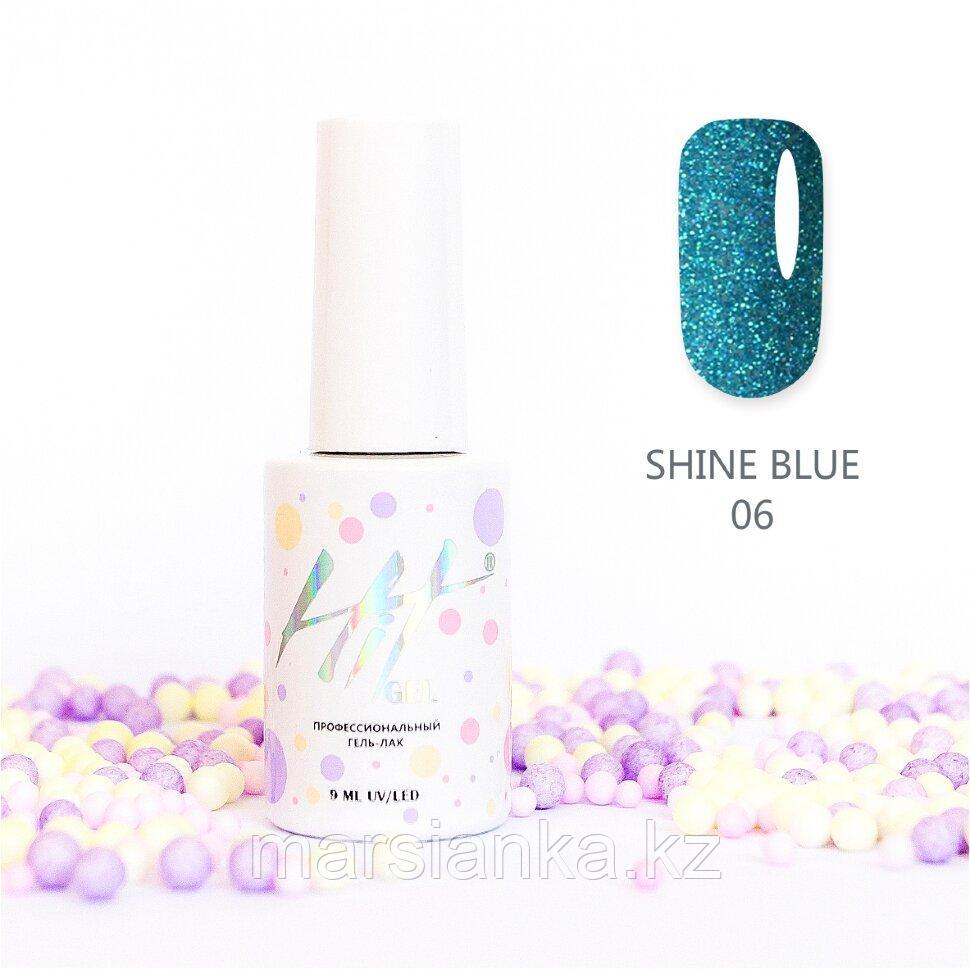 Гель-лак HIT gel Shine Blue №06, 9мл