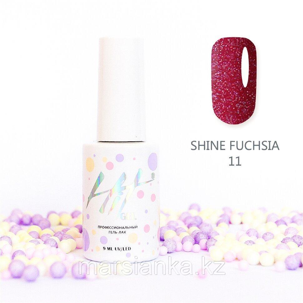 Гель-лак HIT gel Shine Fuchsia №11, 9мл