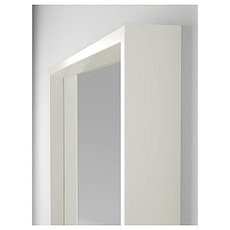 Зеркало НИССЕДАЛЬ белый 65х65 ИКЕА, IKEA, фото 3