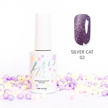 Гель-лак HIT gel Silver Cat №02, 9мл
