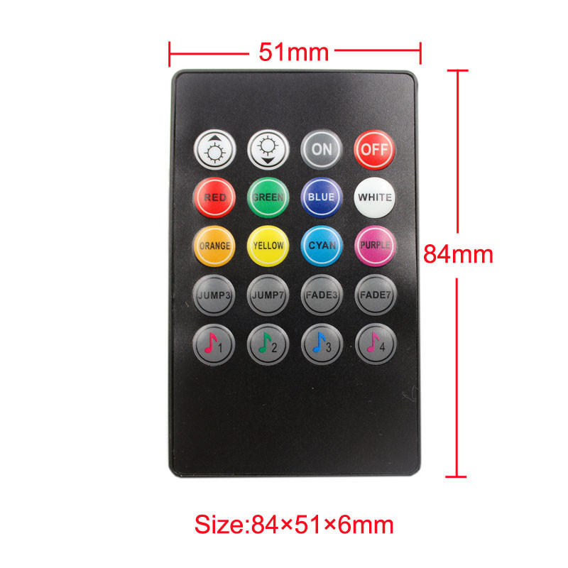 Музыкальный контроллер + 5 метров цветной RGB ленты + блок питания - фото 4 - id-p81721365