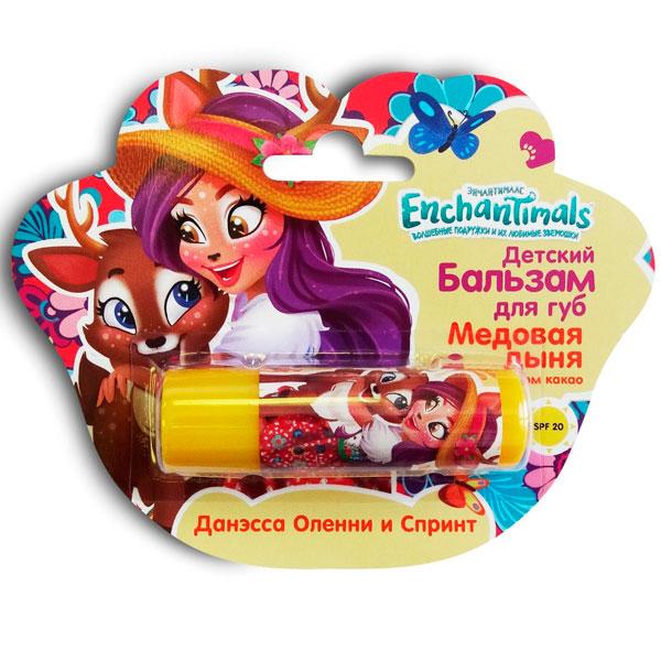 Enchantimals Детский бальзам для губ - Медовая дыня с маслом какао