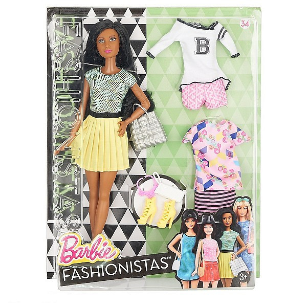 Barbie "Игра с модой" Кукла Барби - Брюнетка с набором одежды, #34
