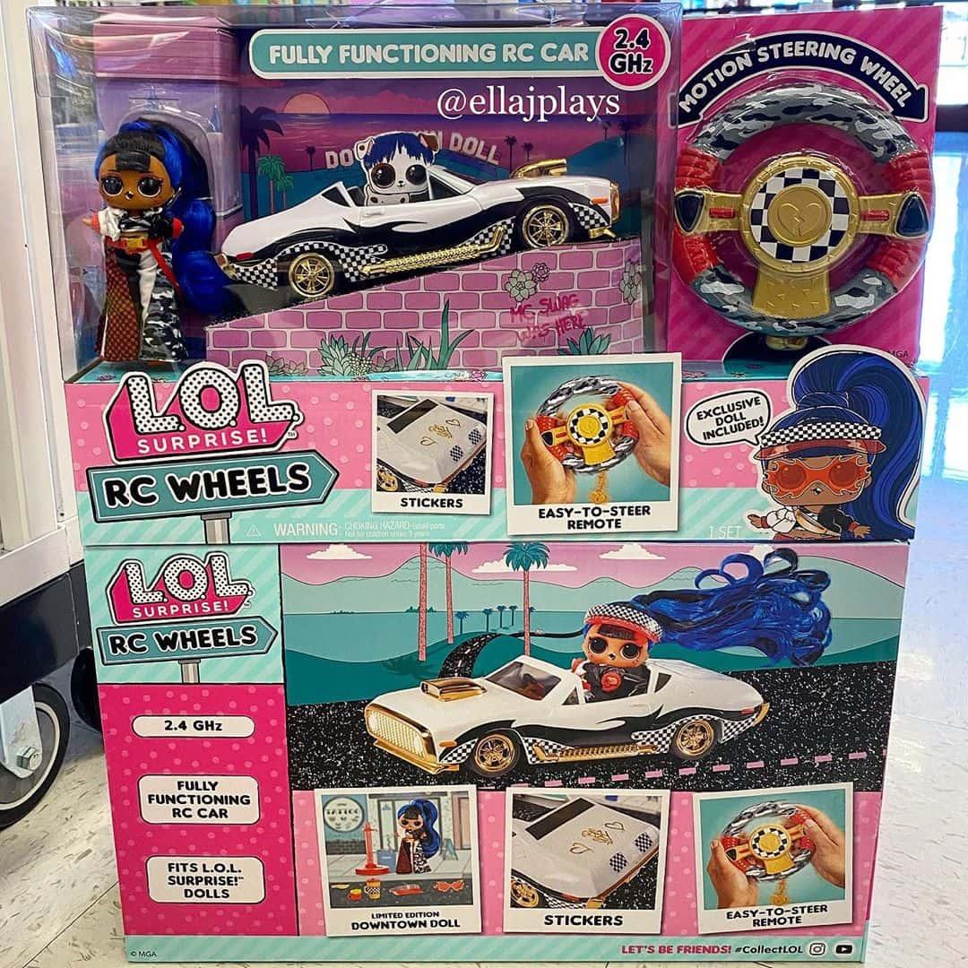 ЛОЛ машина на радиоуправлении с куклой LOL Surprise RC Wheels