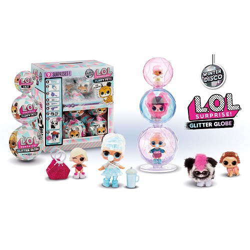 Снеговик ЛОЛ Зимнее диско LOL Surprise Winter Disco Glitter Globe