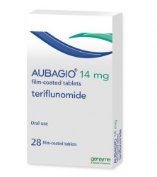 Абаджио (Aubagio) терифлуномид (teriflunomide) 14 мг 28 таб. Европа - фото 1 - id-p81735852