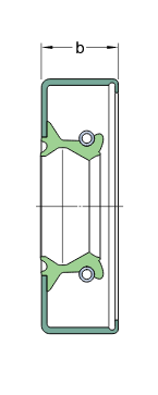 CR 48X68X8 CRWA1R   Манжетное уплотнение SKF