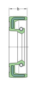 22X40X10 HMS5 RG   манжетное уплотнение SKF