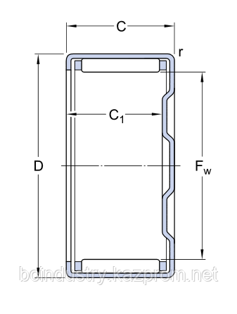 BK 3525  подшипник SKF