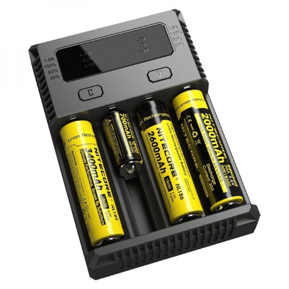 Зарядное устройство NITECORE NEW I4 18650/16340 на 4*АКБ, фото 1