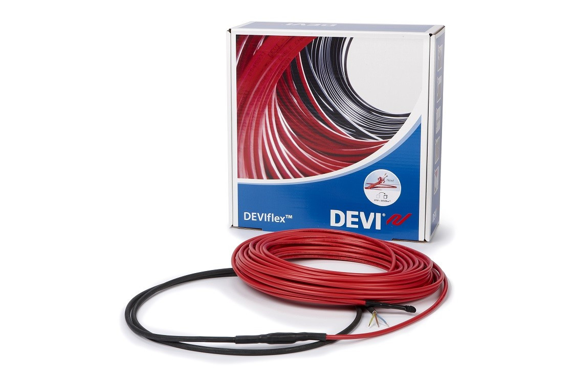Двухжильный нагревательный кабель DEVIflex™ 18T (18 Вт/м) (DTIP-18) размер 1м2