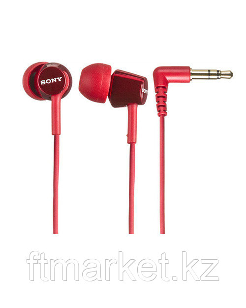 Наушники-вкладыши Sony MDREX150R.E, красный