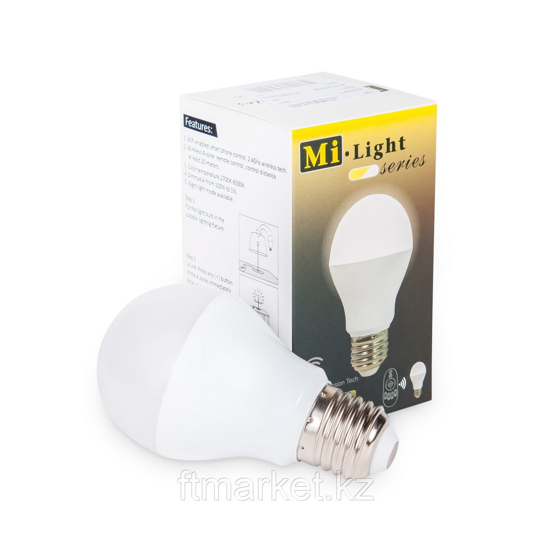 Лампа SMART Dual white лампочка Milight FUT017