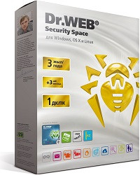 Программное обеспечение Dr.Web Security Space  GOLD Лицензионный сертификат для 1 ПК на 3 года+ 3 месяца в