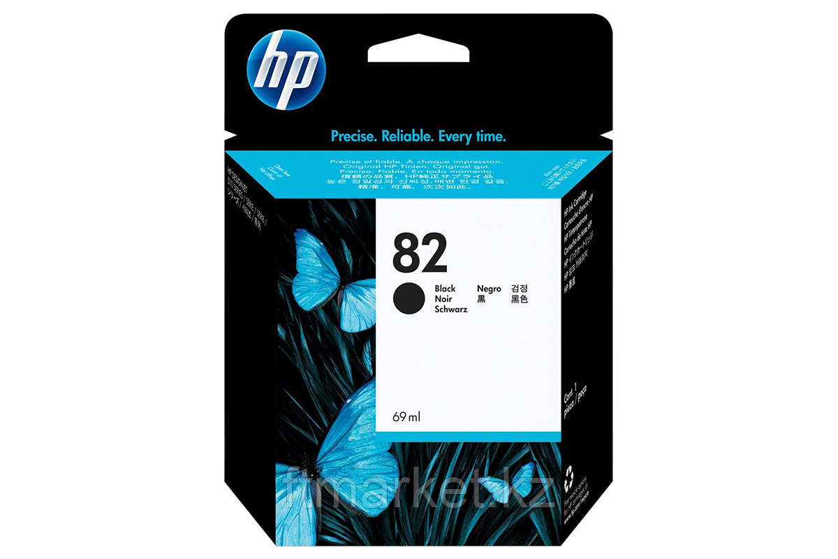 HP CH565A Black Ink Cartridge №82 for DesignJet 510, 69 ml.