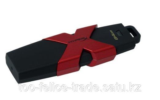USB Флеш 64GB 3.1 Kingston HXS3/64GB черный