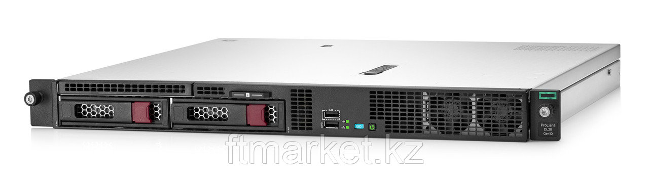 Сервер HPE P06477-B21 DL20 Gen10 1U (Xeon E-2124(4C-3.3G)/ 1x16GB U/ 2 LFF LP hp/ SATA RAID/ 2x1GbE/ 290W/
