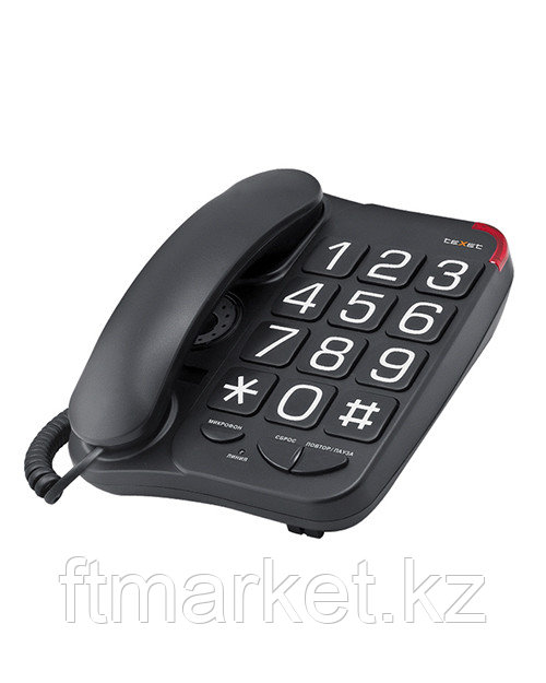 Телефонный аппарат teXet ТХ-201 (черный)
