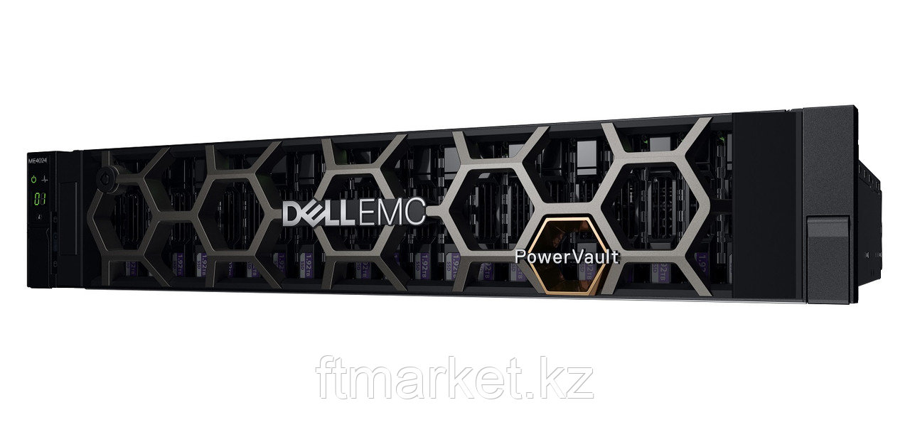 Хранилище Dell ME4024, 2x1.2Tb HDD, 10Gb SFP+ 8 Port Dual Controller (210-AQIF-10GS)