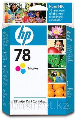 HP C6578D Tri-color Inkjet Print Cartridge №78 for DJ930/950/970/1220/PS1215/1315/1280, 19 ml, up to 560