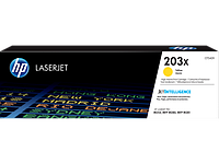 HP CF542X 203X Yellow LaserJet Toner Cartridge for M254/M280/M281, 2500 pages