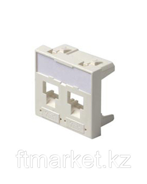 3M FQ100079778 Лицевая панель под модуль Volition®, 2-порта, 45 х 45, белая
