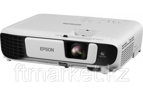 Проектор Epson EB-X41 V11H843040, LCD:3 P-Si TFT, XGA (1024x768), VGA, RCA, HDMI, USB, Wi-Fi