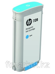 HP F9J67A 728 130-ml Cyan Ink Crtg, for DesignJet T730, T830 MFP