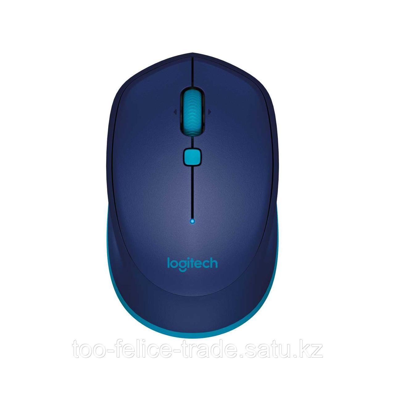 Мышь беспроводная Logitech M535 Blue (синяя, Bluetooth®, 1000dpi, 1 батарея типа AA) (M/N: M-R0053)