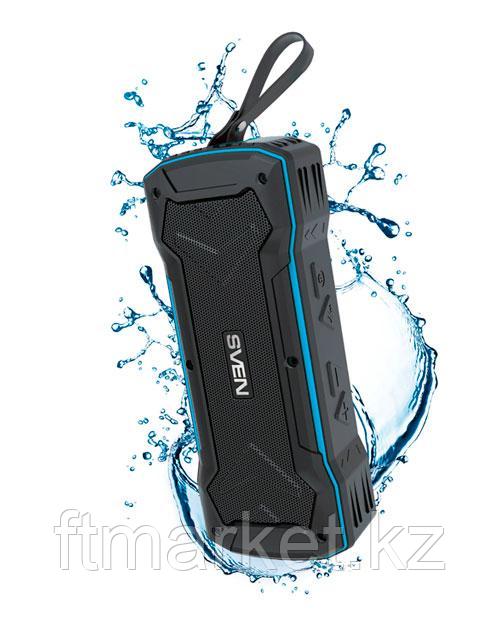 SVEN PS-220, черный-синий, мощность 2x5 Вт (RMS), Wateproof (IPx5), Bluetooth