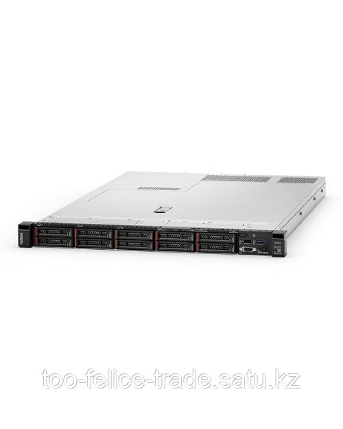 Сервер Lenovo ThinkSystem SR630, 1U, 1x Xeon Gold 5120 14C 2.2GHz. 1x 16G, noHDD, 1x 1100W - фото 1 - id-p81749632
