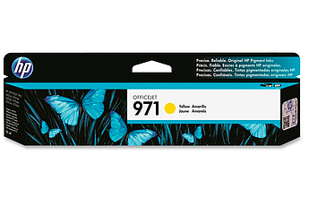 HP CN624AE Yellow Ink Cartridge №971 for OfficeJet Pro X476dw/X576dw/ X451dw, up to 2500 pages.
