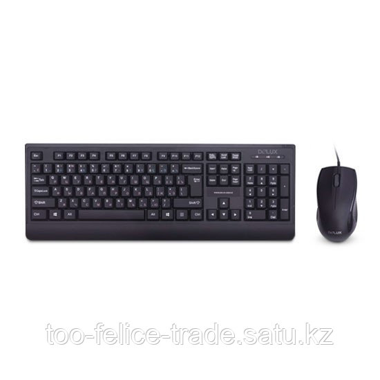 Комплект Клавиатура + Мышь Delux DLD-6075OUB
