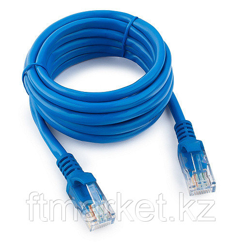 Патч-корд UTP Cablexpert PP12-2M/B кат.5e, 2м, литой, многожильный (синий)