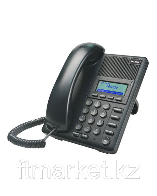 D-Link DPH-120SE IP-телефон с 1 WAN-портом 10/100Base-TX с поддержкой PoE и 1 LAN-портом 10/100