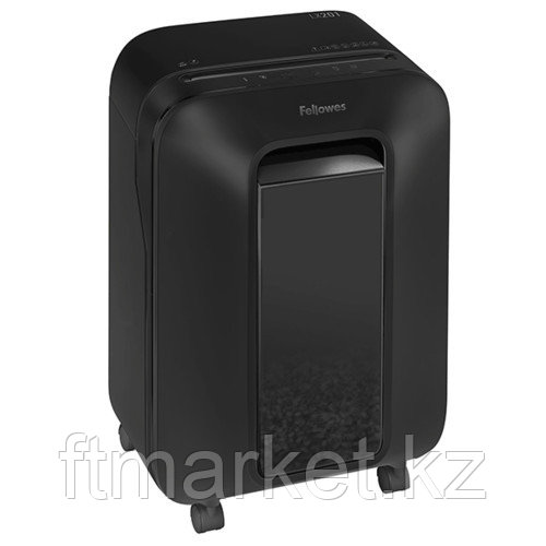 Шредер Fellowes® Powershred® LX201, черный, DIN P-5, 2х12 мм, 12 лст., 22 лтр., Jam Proof™, SafeSens