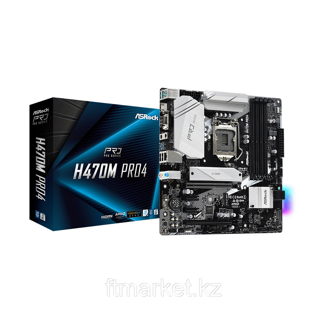Материнская плата ASRock H470M PRO4