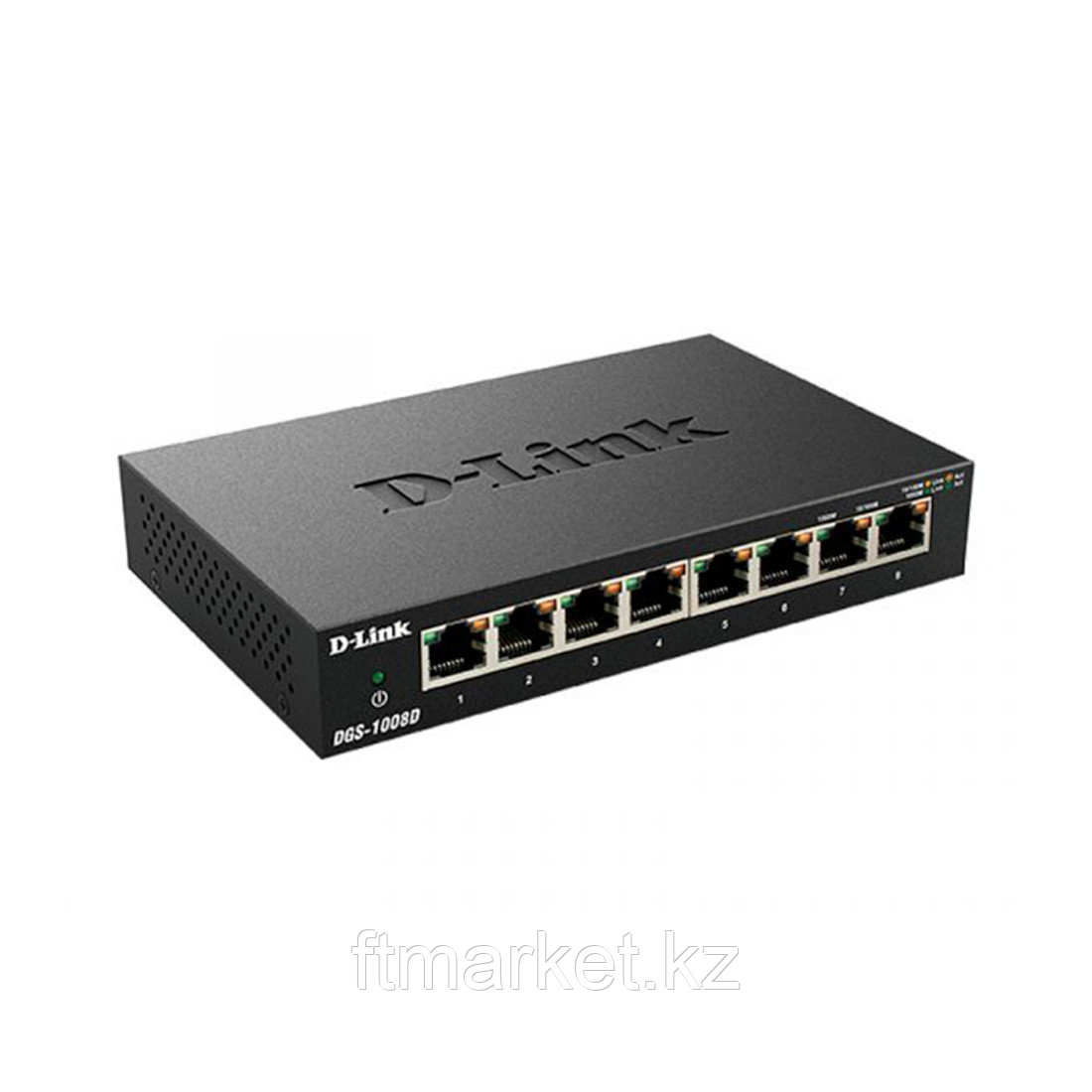 D-Link DGS-1008D/J3B Коммутатор 8-порт10/100/1000 неуправляемый металлический корпус