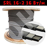 Неэкранированный кабель SRL 16-2 16 Вт/м для обогрева водостоков, труб, резервуаров, открытых площадей.